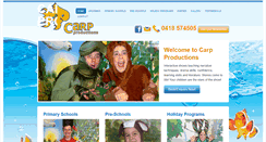Desktop Screenshot of carpproductions.com